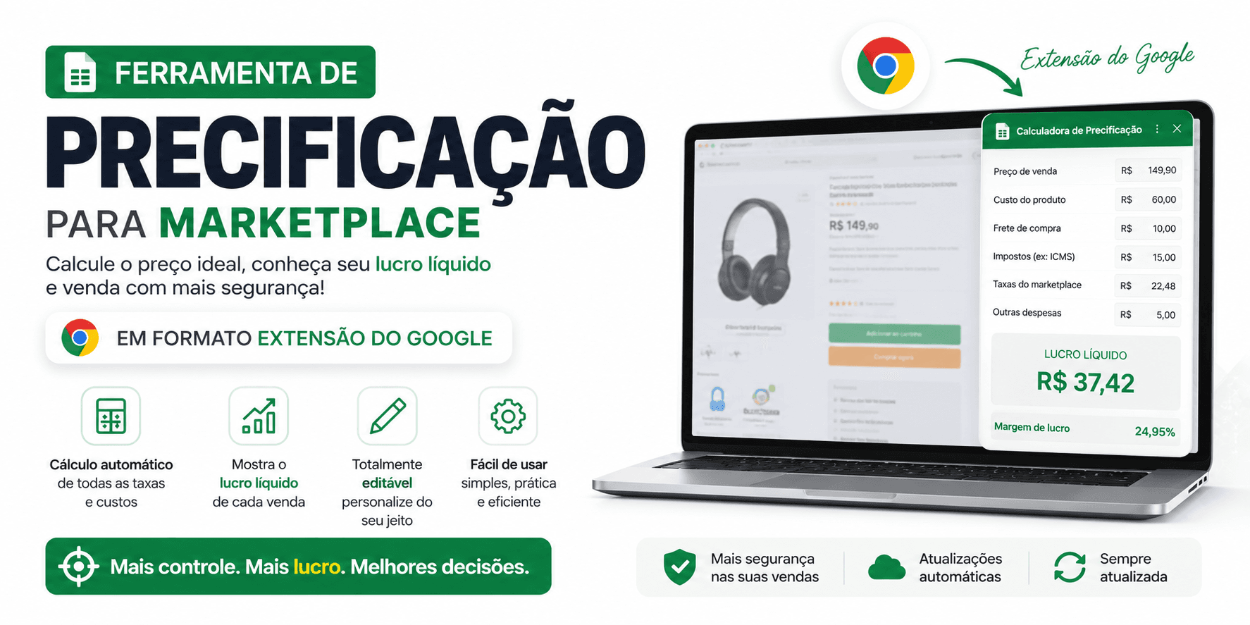 Calculadora de precificação